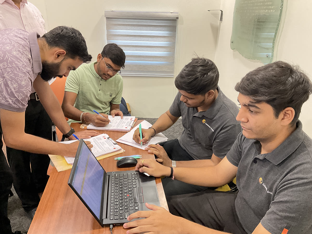 Gatewayites at a blood-donation camp