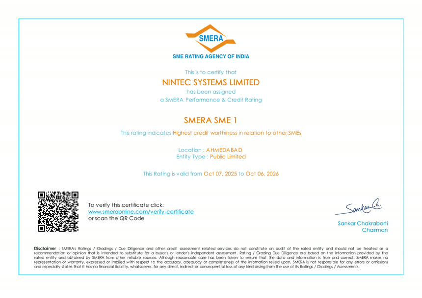 SMERA SME 1 - Highest Credit-worthiness